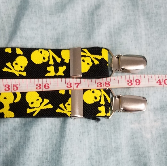 💰 Fun pirate skull ☠ suspenders, boys/men - Picture 9 of 9